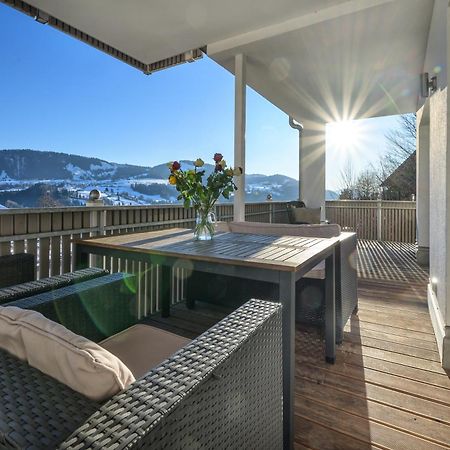 Haus Bergblick Oberstaufen Apartment mit 2 Schlafzimmer Exterior foto