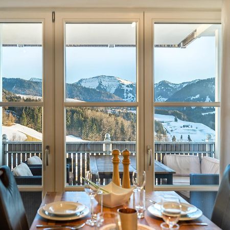 Haus Bergblick Oberstaufen Apartment mit 2 Schlafzimmer Exterior foto