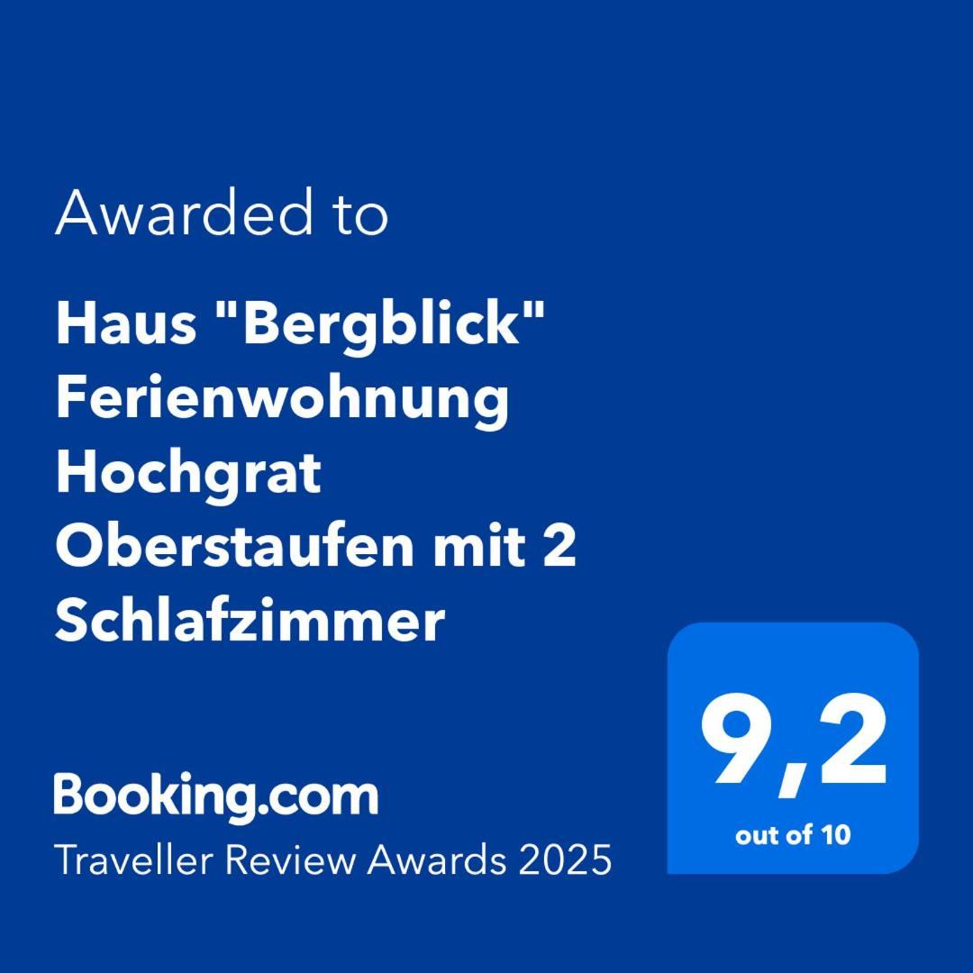 Haus Bergblick Oberstaufen Apartment mit 2 Schlafzimmer Exterior foto